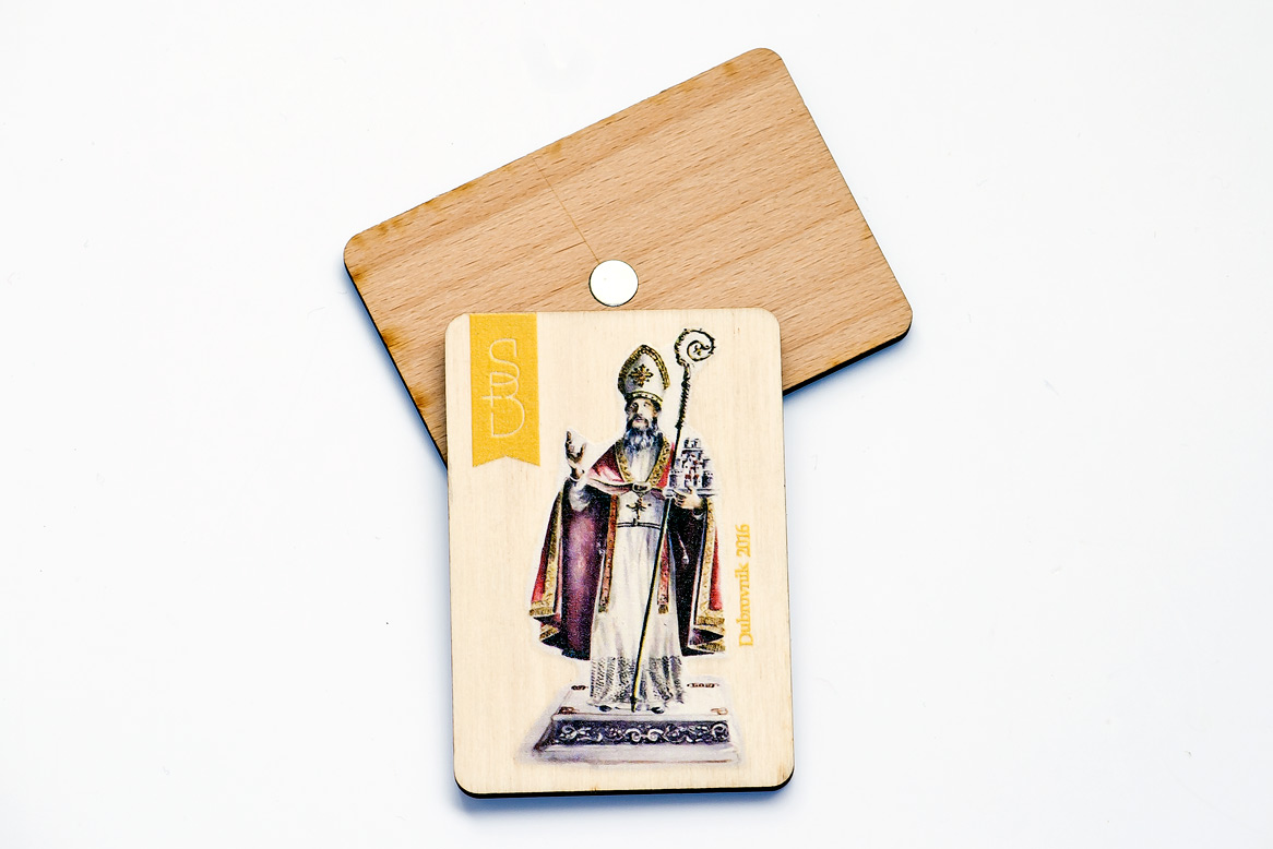 Drveni magnet sv. Vlaho
